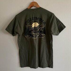 Columbia Men's Olive Graphic Tee